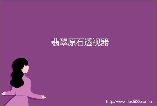 翡翠原石透视器