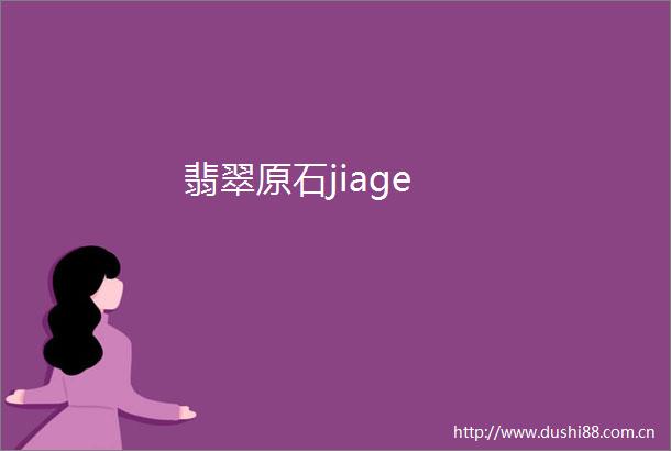 翡翠原石jiage