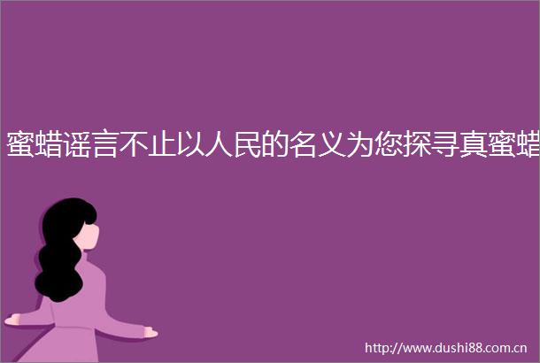 蜜蜡谣言不止以的名义为您探寻真蜜蜡