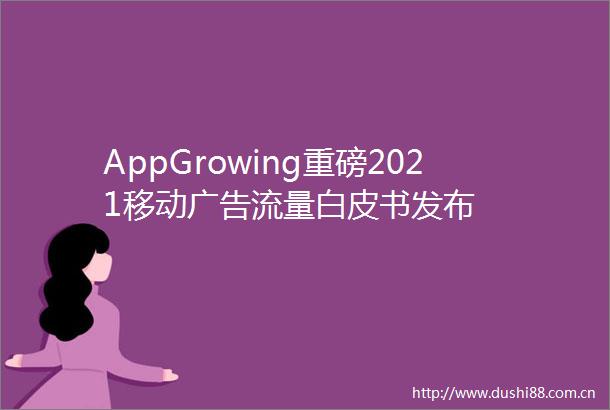 AppGrowing重磅2021移动流量白皮书发布