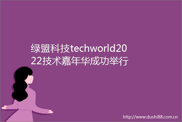 绿盟科技techworld2022技术嘉年华成功举行
