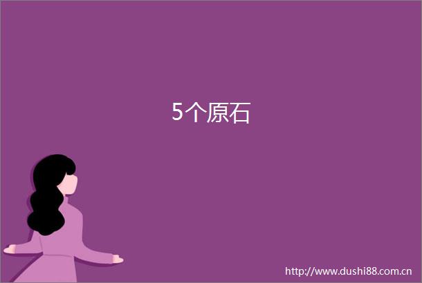 5个原石