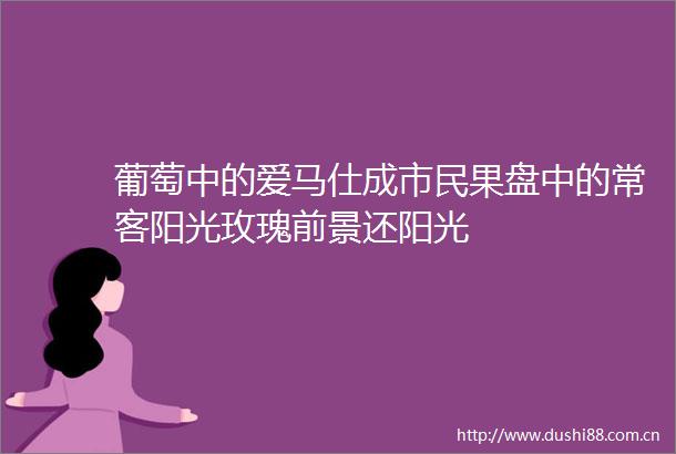 葡萄中的爱马仕成市民果盘中的常客阳光玫瑰前景还阳光