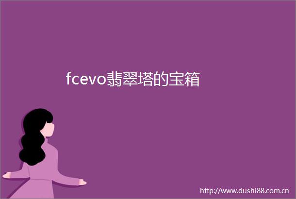 fcevo翡翠塔的宝箱