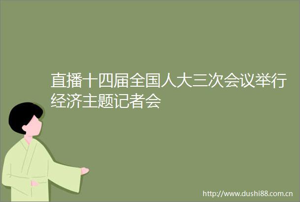 直播十四届全国人大三次会议举行经济主题记者会