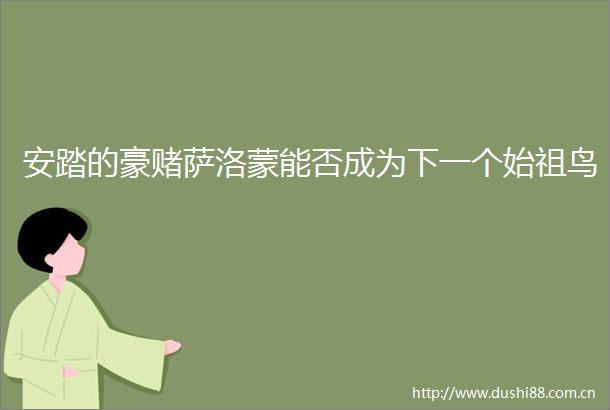 安踏的豪赌萨洛蒙能否成为下一个始祖鸟