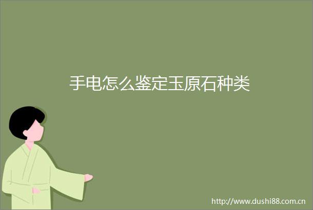 手电怎么鉴定玉原石种类