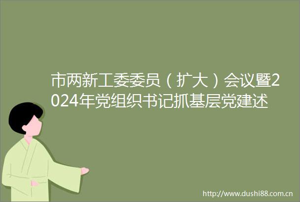 市两新工委委员（扩大）会议暨2024年党组织书记抓基层党建述职评议会召开