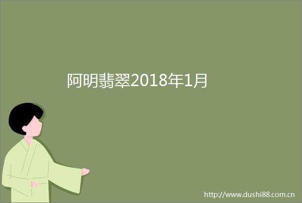 阿明翡翠2018年1月