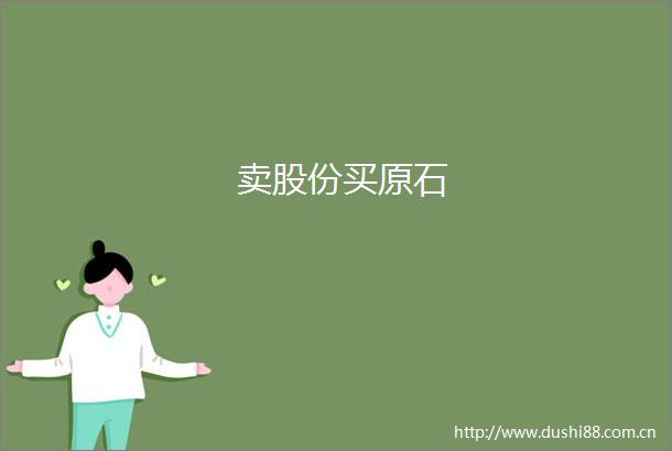 卖股份买原石