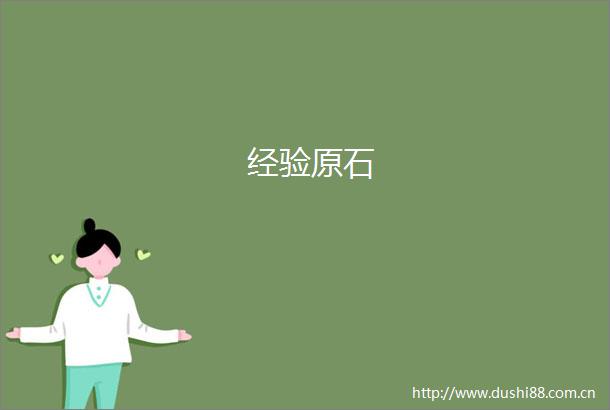 经验原石