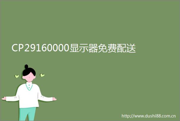 CP29160000显示器免费配送