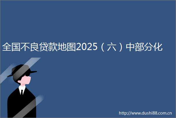 全国不良地图2025（六）中部分化