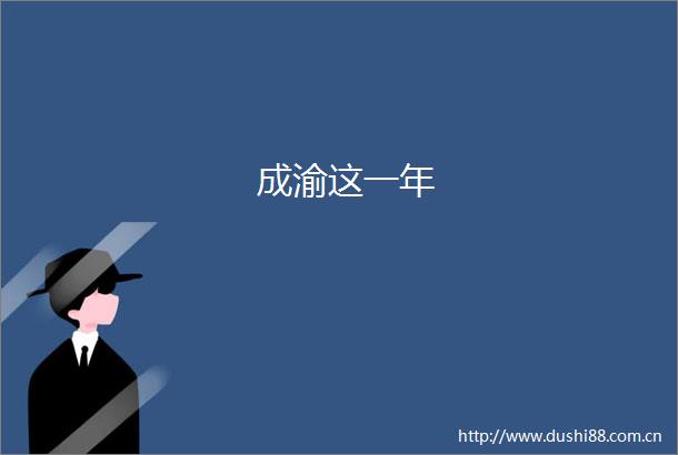 成渝这一年