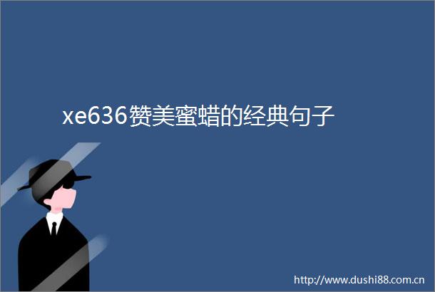 xe636赞美蜜蜡的经典句子