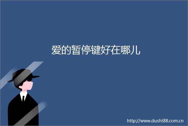 爱的暂停键好在哪儿
