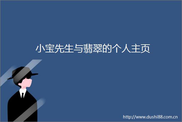 小宝先生与翡翠的个人主页