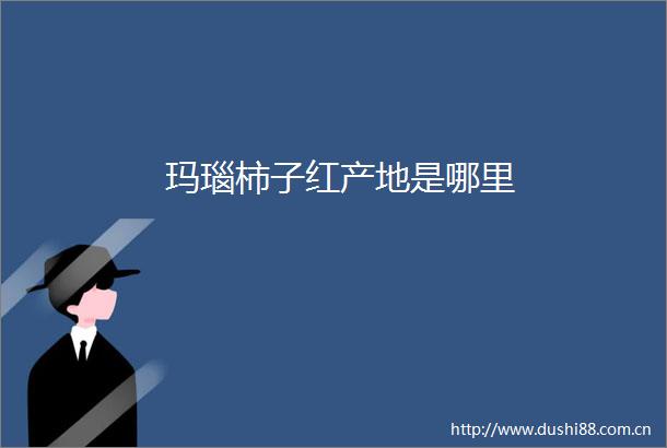玛瑙柿子红产地是哪里