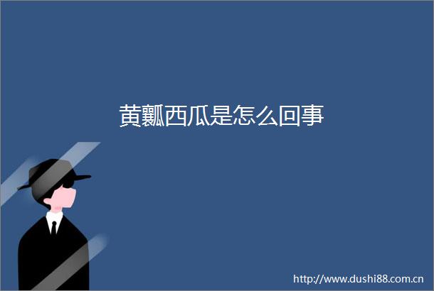 黄瓤西瓜是怎么回事