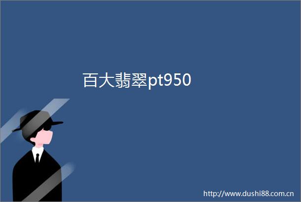 百大翡翠pt950