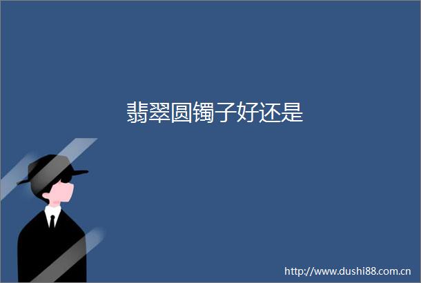 翡翠圆镯子好还是