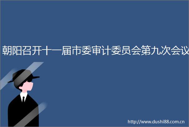 朝阳召开十一届市委审计委员会第九次会议