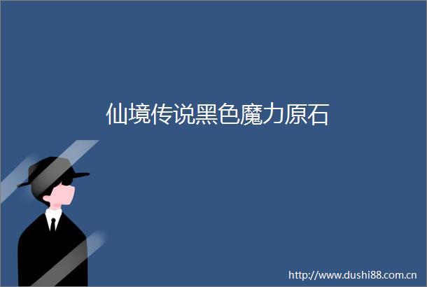 仙境传说黑色魔力原石