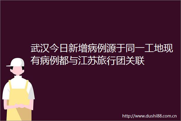 武汉今日新增病例源于同一工地现有病例都与江苏旅行团关联