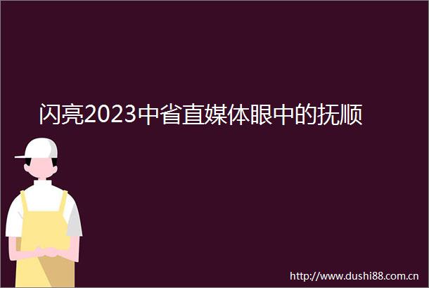 闪亮2023中省直媒体眼中的抚顺