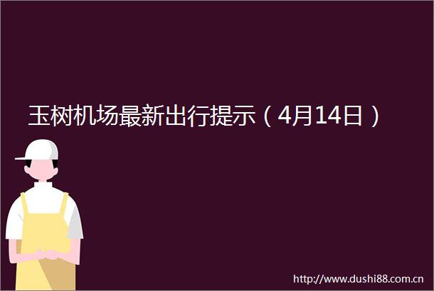 玉树机场最新出行提示（4月14日）