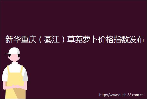 新华重庆（綦江）草蔸萝卜价格指数发布