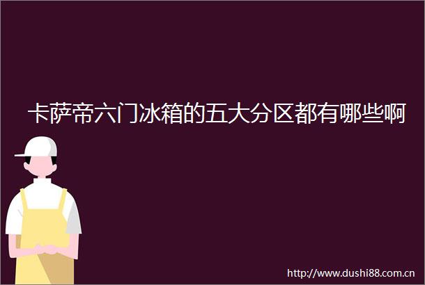 卡萨帝六门冰箱的五大分区都有哪些啊