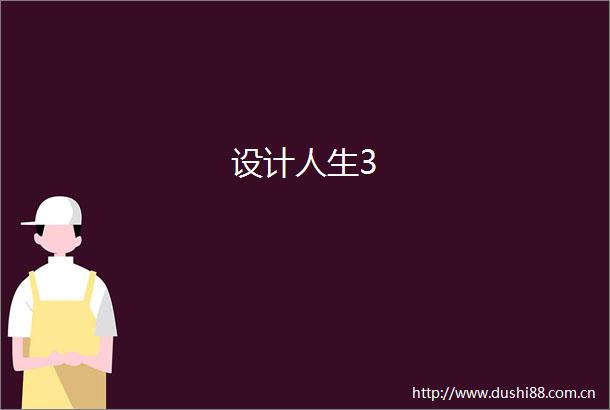 设计人生3