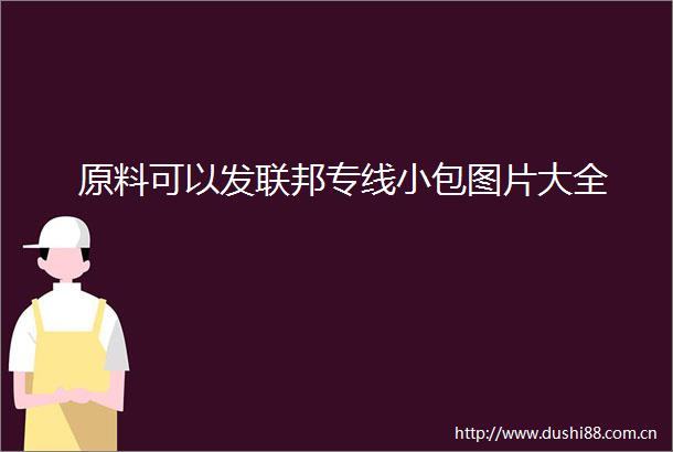 原料可以发联邦专线小包图片大全