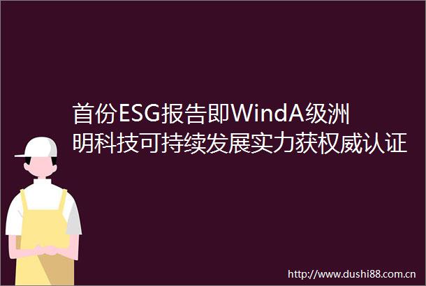 首份ESG报告即WindA级洲明科技可持续发展实力获权威认证