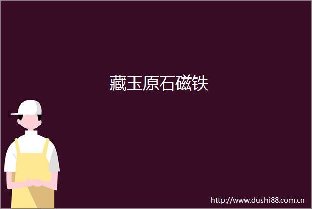 藏玉原石磁铁