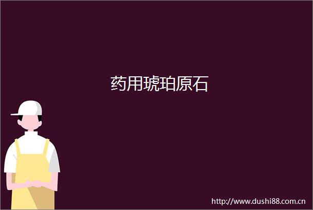 药用琥珀原石