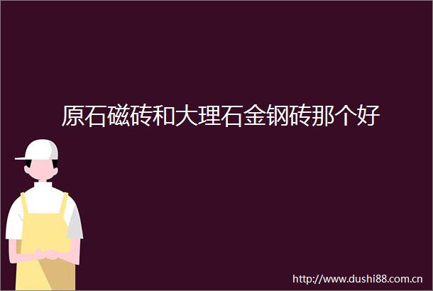原石磁砖和大理石金钢砖那个好
