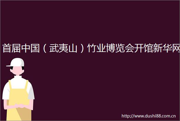 首届（武夷山）竹业博览会开馆新华网