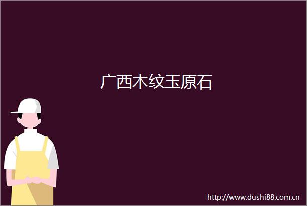 广西木纹玉原石