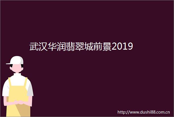 武汉华润翡翠城前景2019