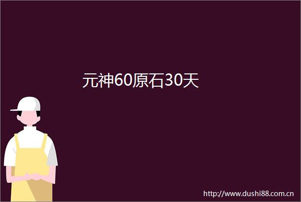 元神60原石30天