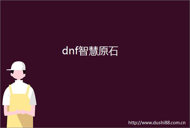 dnf智慧原石