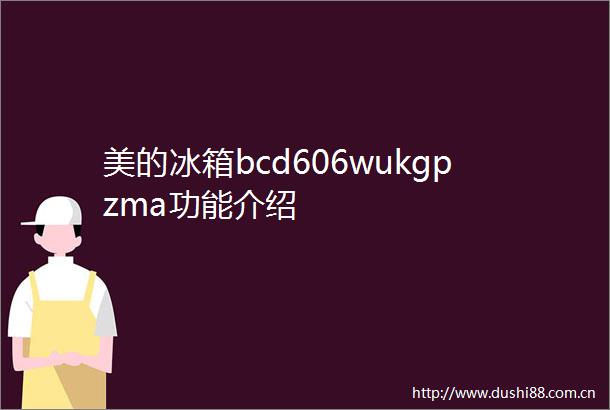 美的冰箱bcd606wukgpzma功能介绍