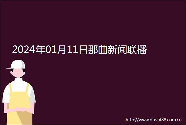 2024年01月11日那曲新闻联播