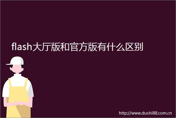 flash大厅版和官方版有什么区别