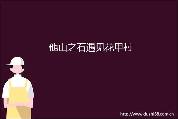 他山之石遇见花甲村