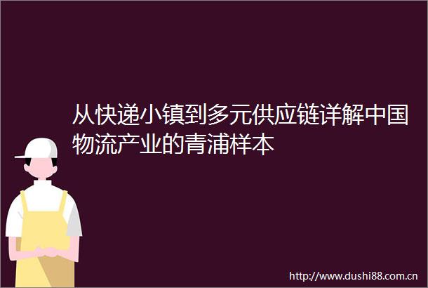 从快递小镇到多元供应链详解物流产业的青浦样本