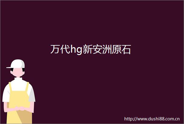 万代hg新安洲原石