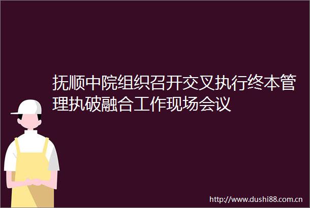抚顺中院组织召开交叉执行终本管理执破融合工作现场会议